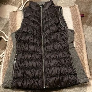 Tangerine puffer vest